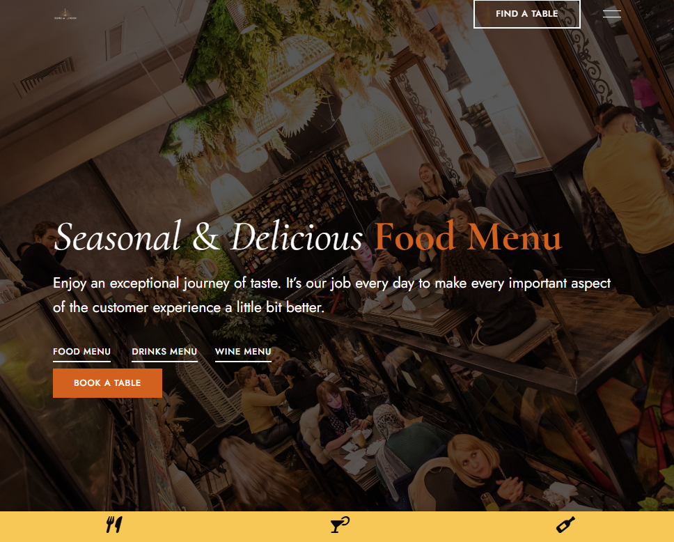 Screenshot Boho by London - bistro Iași